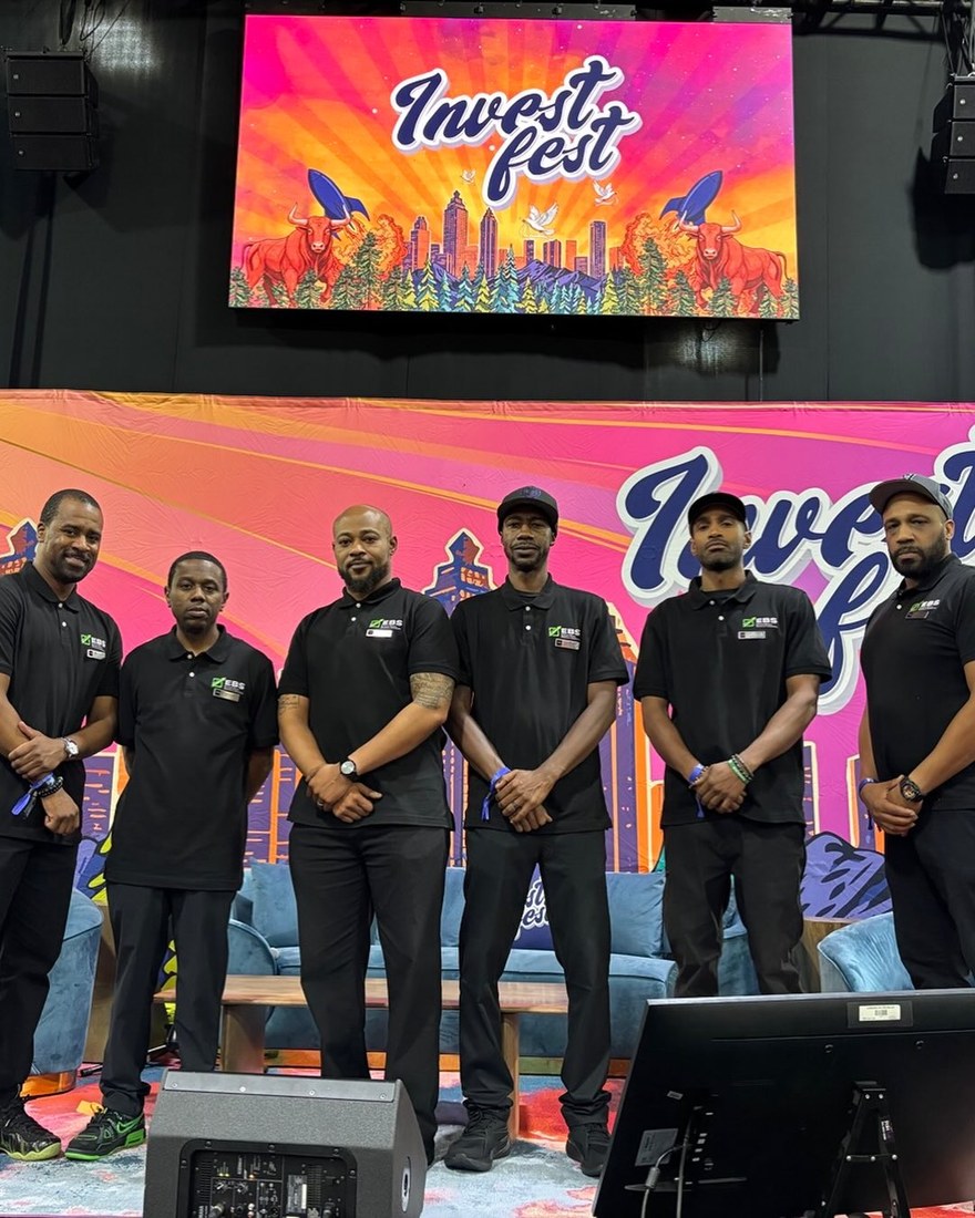 The EBS team on stage at InvestFest 2026 in Atlanta